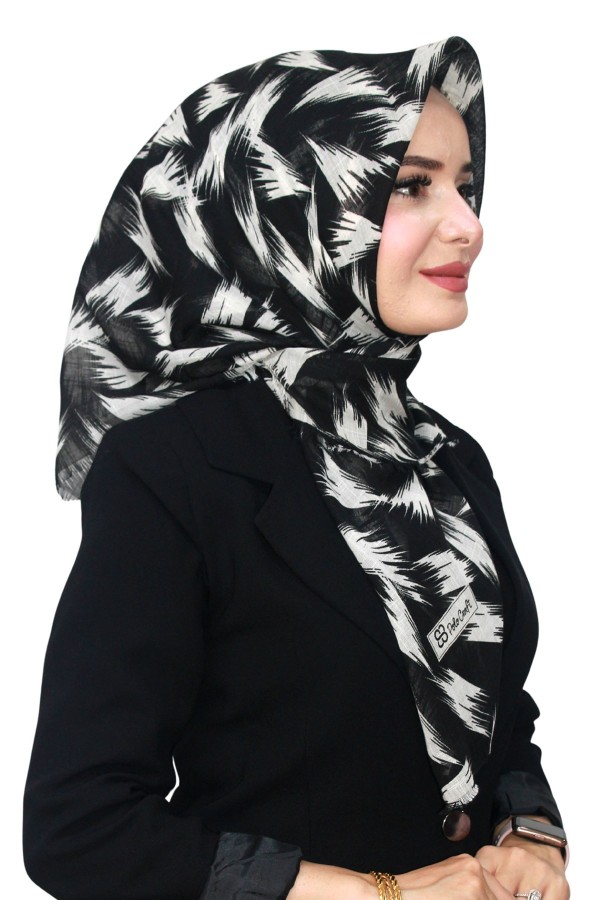 Pamuk Flamlı Eşarp 1060-13