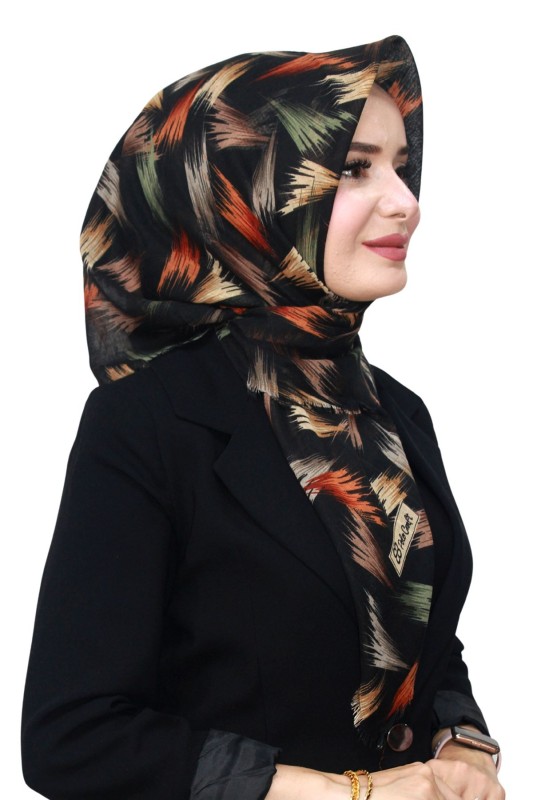 Pamuk Flamlı Eşarp 1060-16