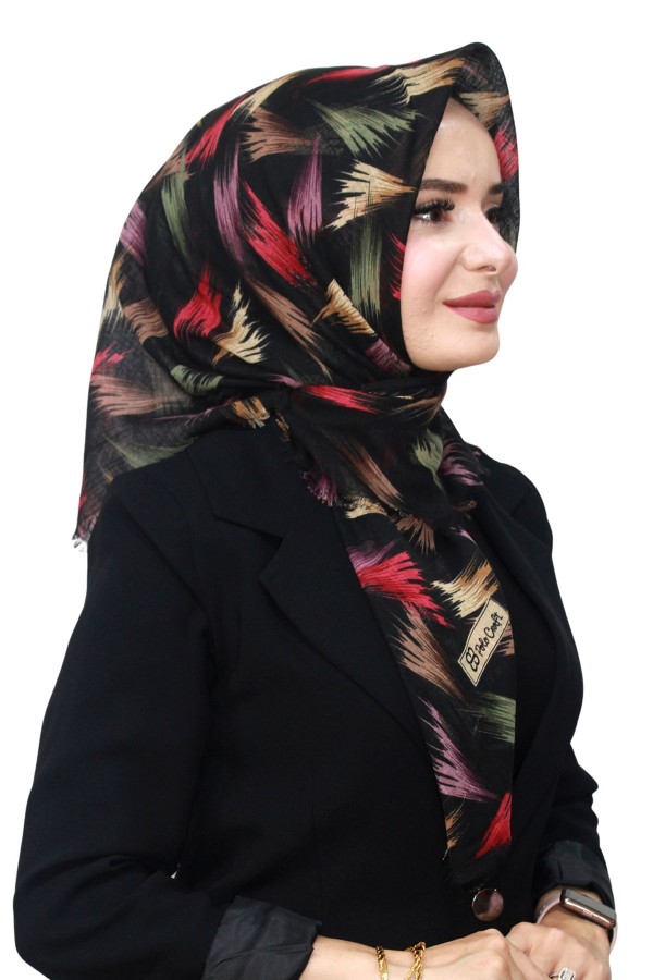 Pamuk Flamlı Eşarp 1060-2