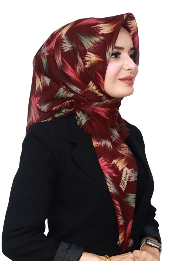 Pamuk Flamlı Eşarp 1060-3