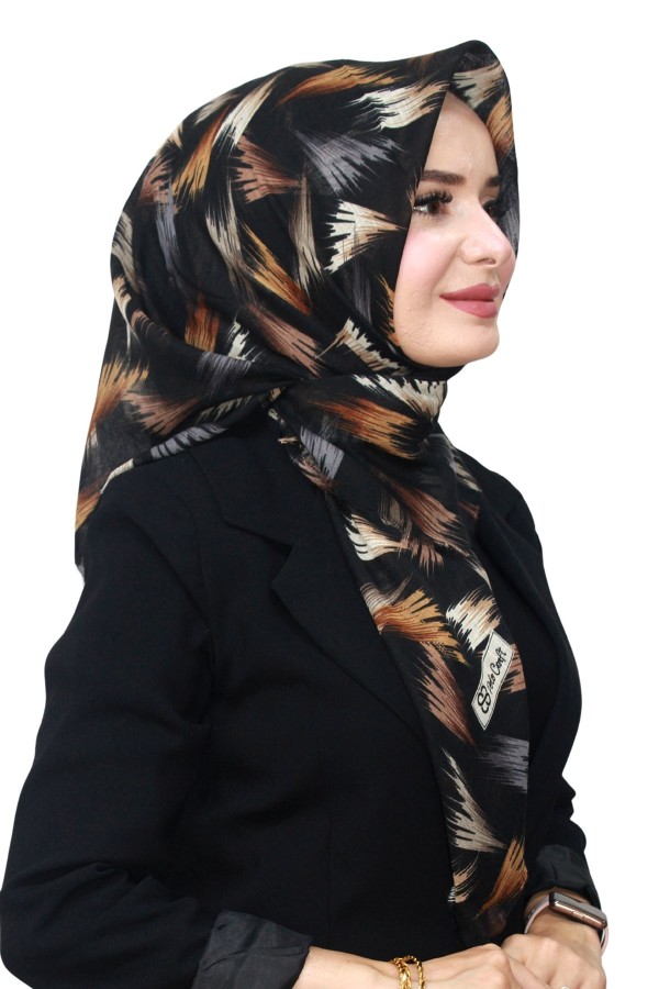 Pamuk Flamlı Eşarp 1060-5