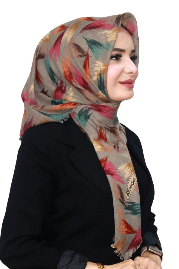 Pamuk Flamlı Eşarp 1060-6