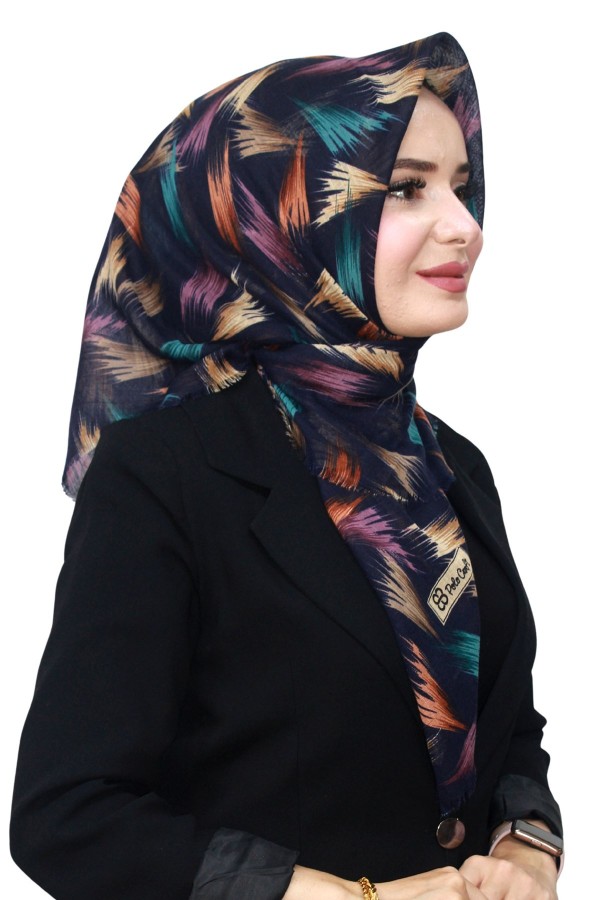 Pamuk Flamlı Eşarp 1060-7