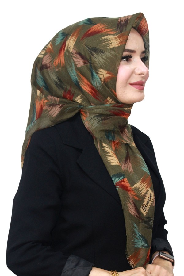 Pamuk Flamlı Eşarp 1060-8
