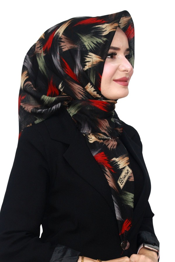 Pamuk Flamlı Eşarp 1060-9