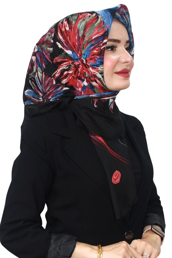 Pamuk Flamlı Eşarp 1064-14