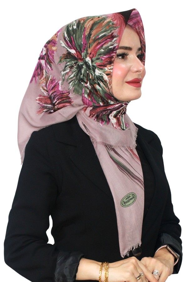 Pamuk Flamlı Eşarp 1064-22