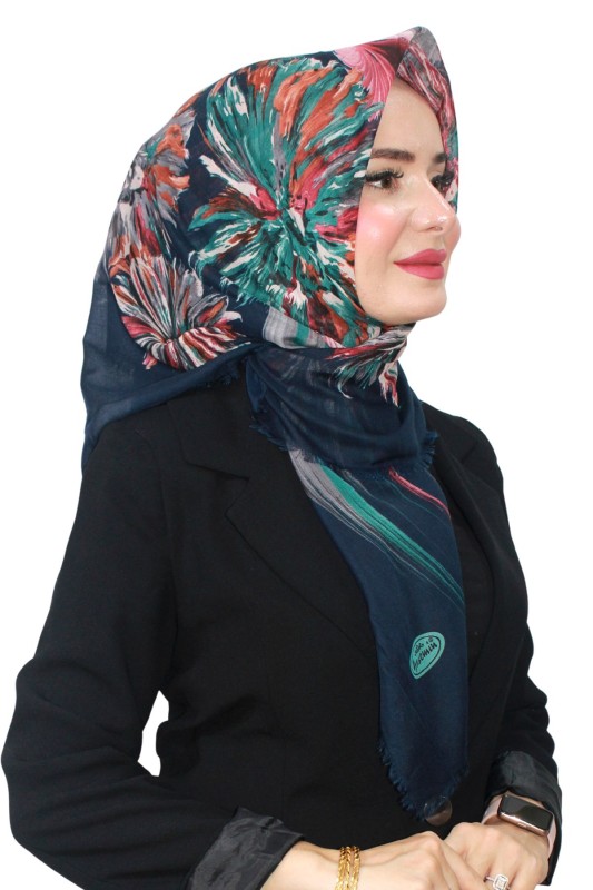 Pamuk Flamlı Eşarp 1064-23
