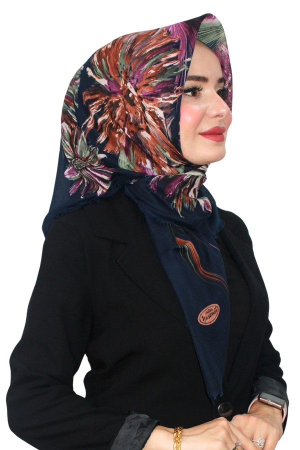 Pamuk Flamlı Eşarp 1064-24