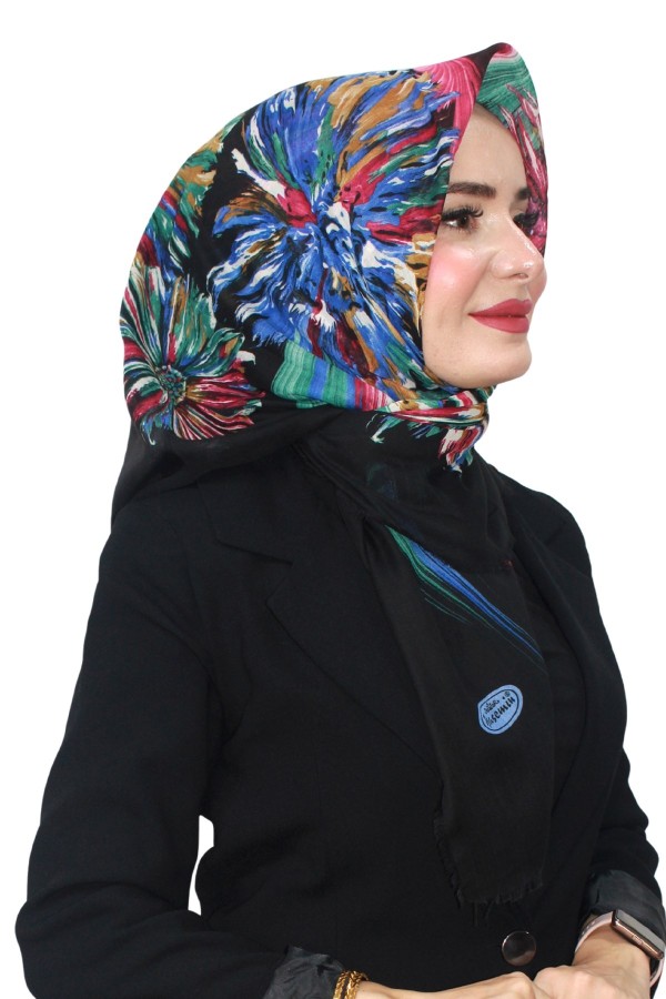Pamuk Flamlı Eşarp 1064-25