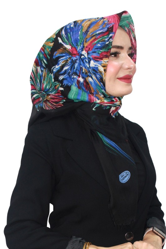 Pamuk Flamlı Eşarp 1064-25