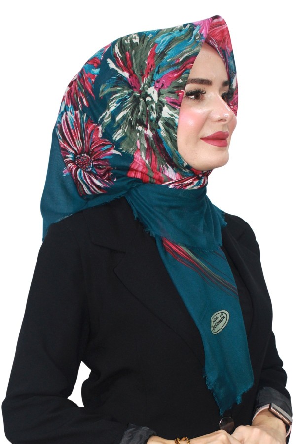Pamuk Flamlı Eşarp 1064-26