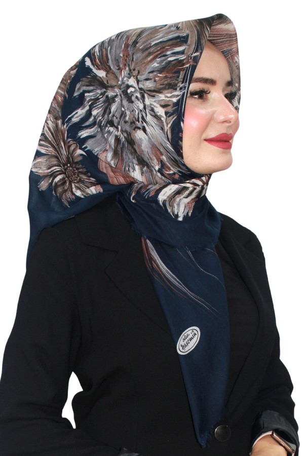 Pamuk Flamlı Eşarp 1064-27