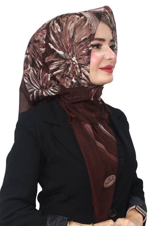 Pamuk Flamlı Eşarp 1064-28