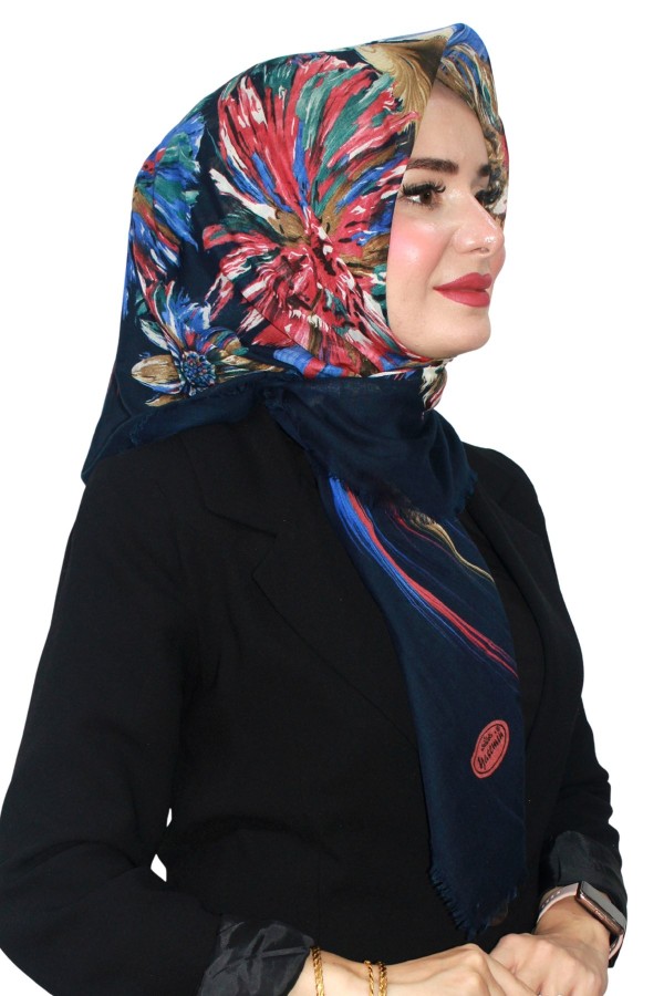 Pamuk Flamlı Eşarp 1064-5