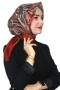 Pamuk Flamlı Eşarp 1064-7