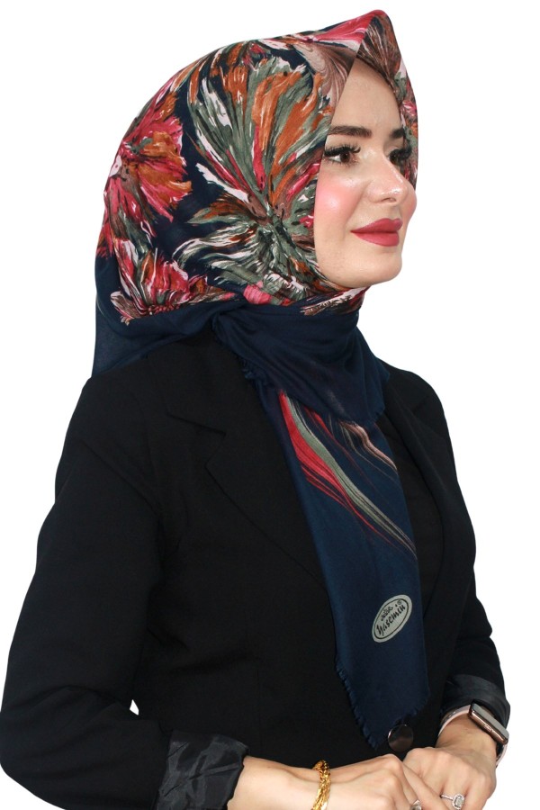 Pamuk Flamlı Eşarp 1064-9