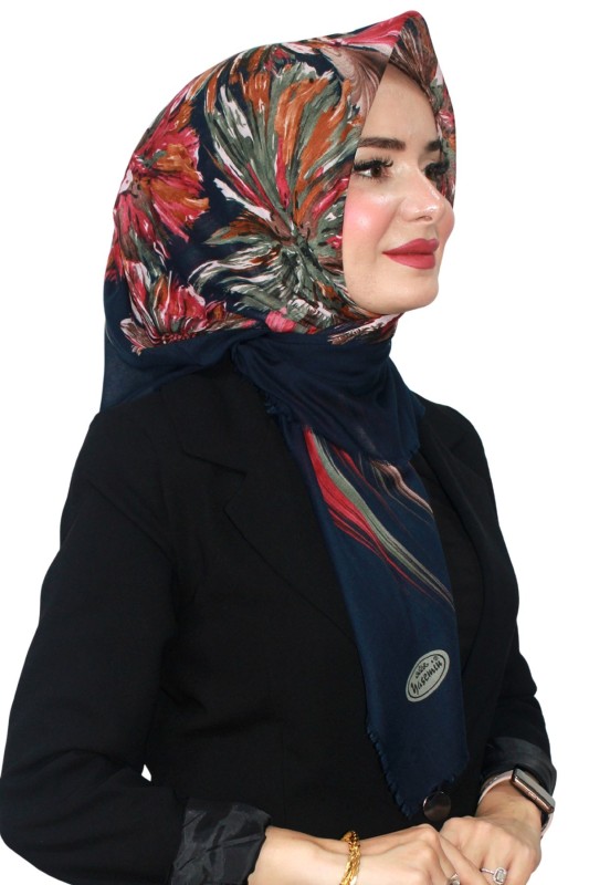 Pamuk Flamlı Eşarp 1064-9