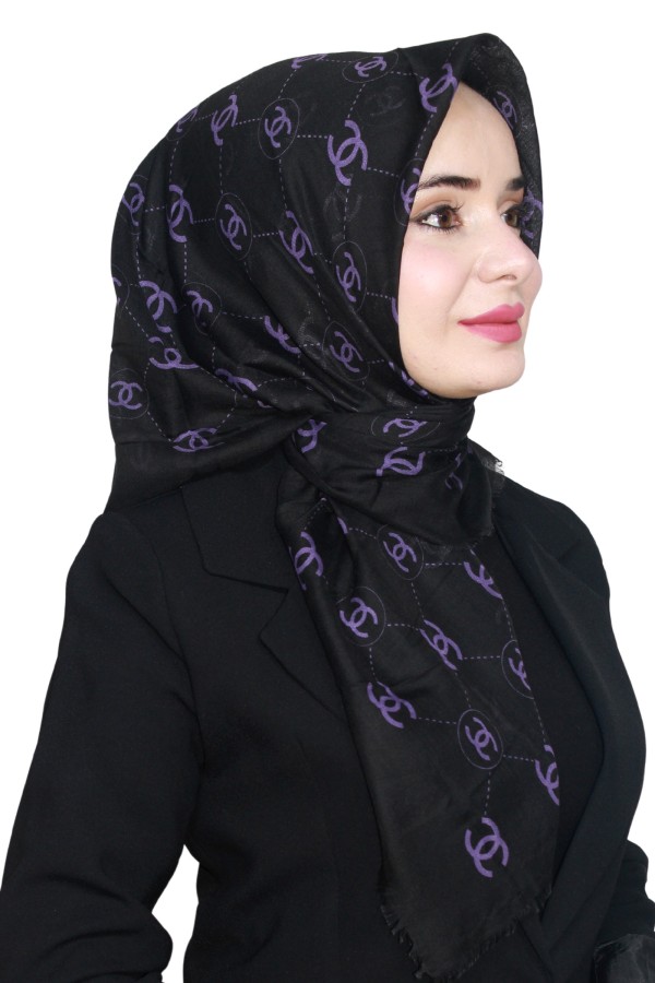 Pamuk Flamlı Eşarp 1002-4