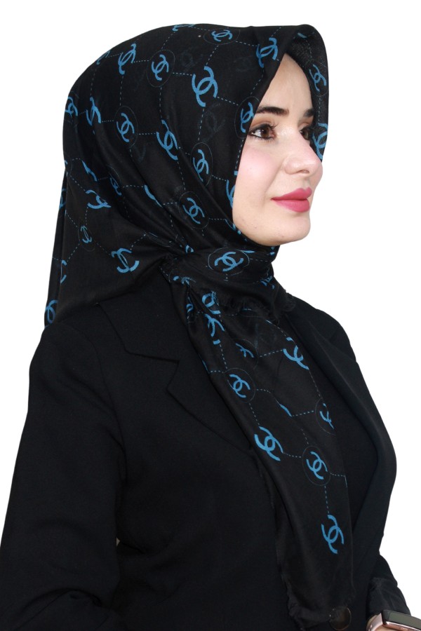 Pamuk Flamlı Eşarp 1002-10