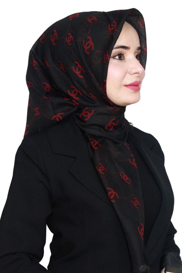 Pamuk Flamlı Eşarp 1002-14