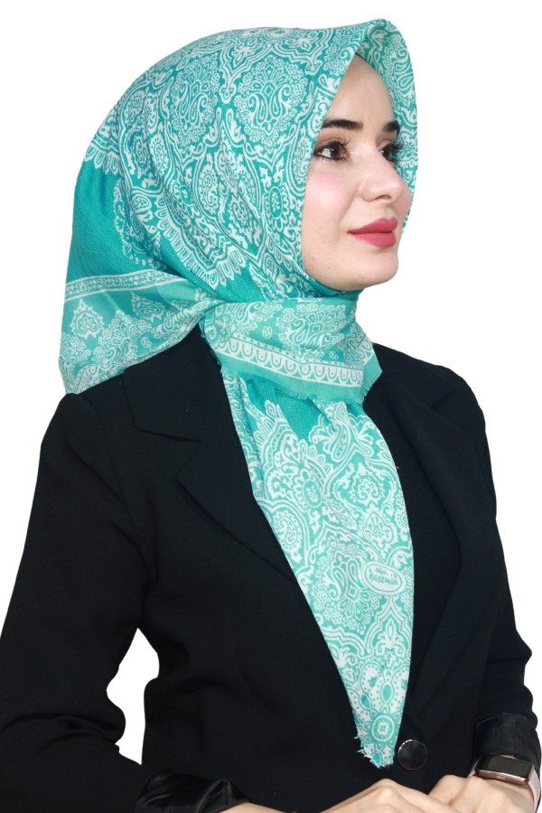 Yasemin Pamuk Flamlı Eşarp 1003-11