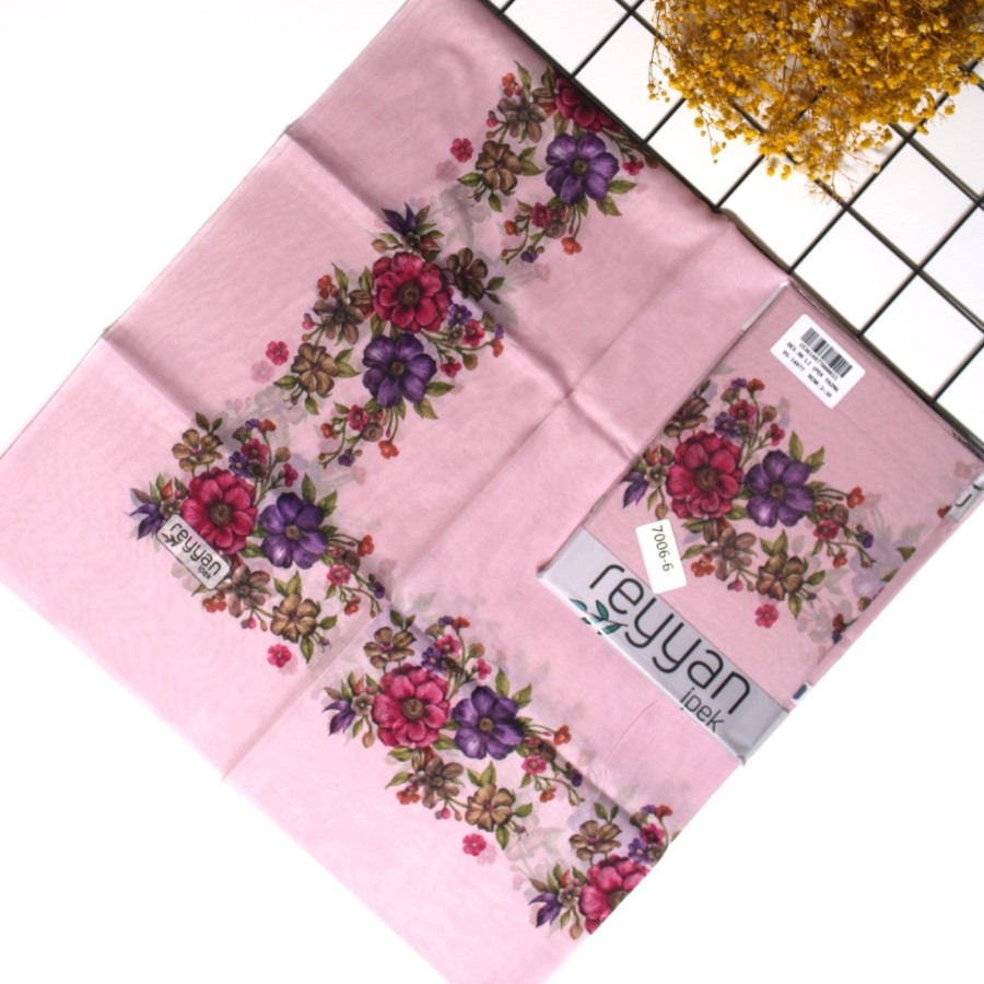 Reyyan İpek 90 Cm Oyalık Yazma 7006-6
