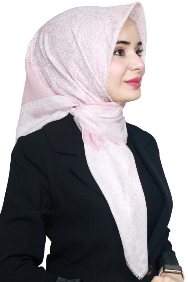Yasemin Pamuk Flamlı Eşarp 1003-12