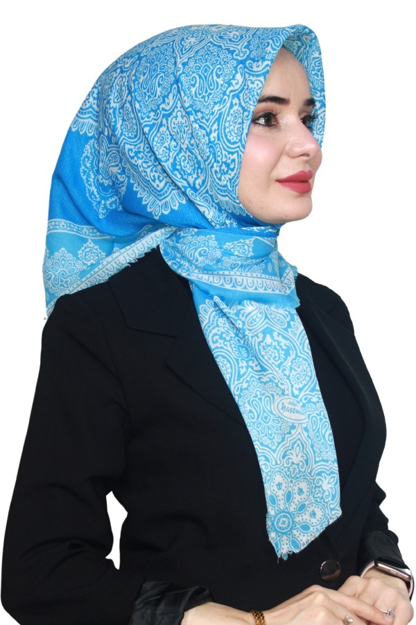 Yasemin Pamuk Flamlı Eşarp 1003-14