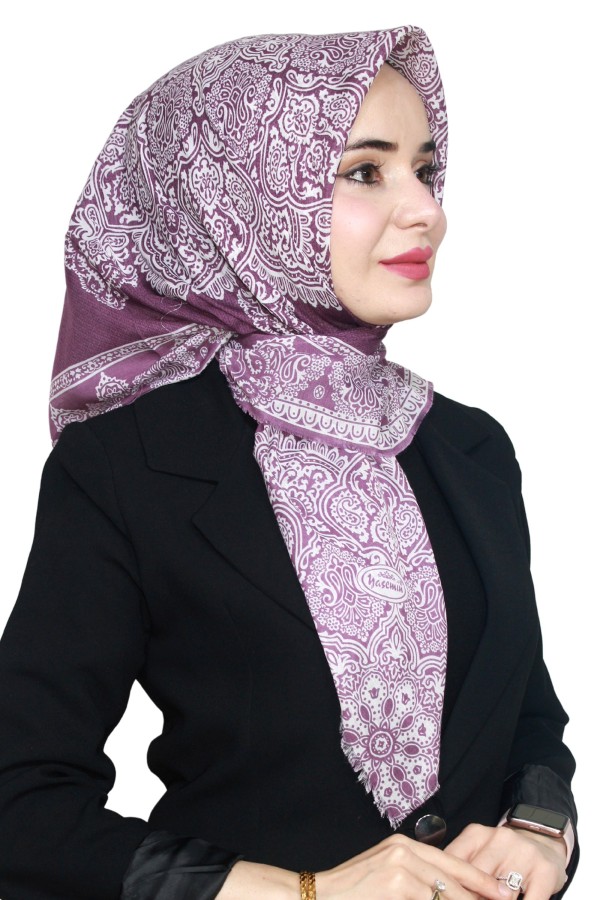 Yasemin Pamuk Flamlı Eşarp 1003-27
