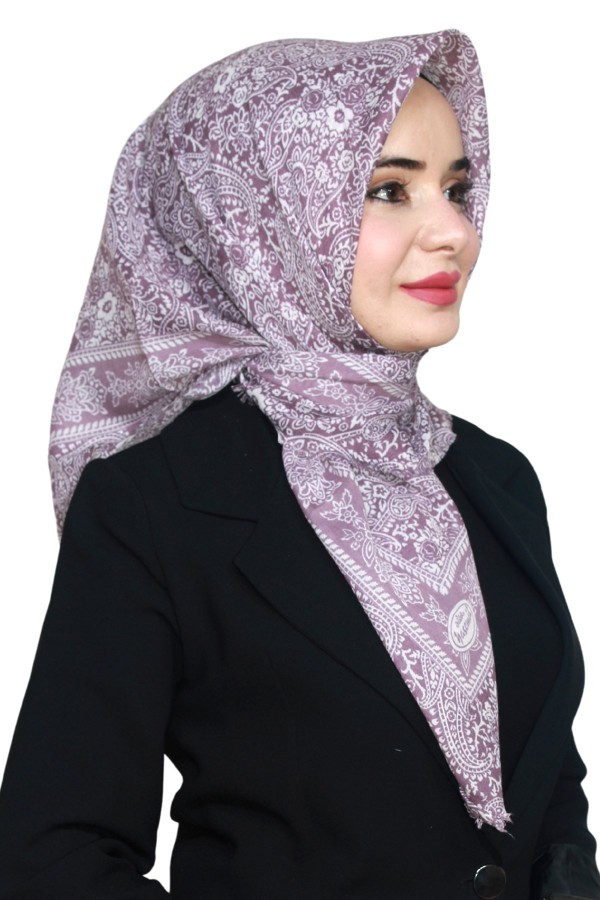 Yasemin Pamuk Flamlı Eşarp 1008-1