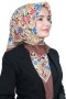 Pamuk Keten Flamlı Eşarp 1018-7