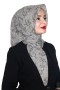 Pamuk Keten Flamlı Eşarp 1039-20