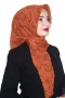 Pamuk Keten Flamlı Eşarp 1039-3