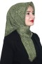 Pamuk Keten Flamlı Eşarp 1041-1