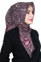 Yasemin Pamuk Flamlı Eşarp 1008-15