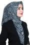 Yasemin Pamuk Flamlı Eşarp 1008-26