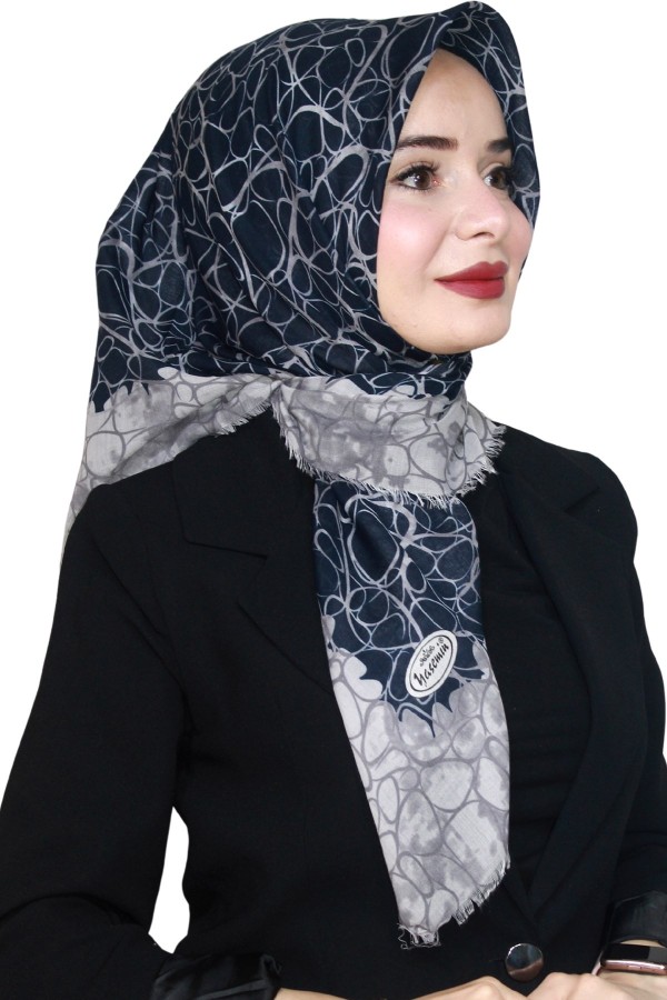 Yasemin Pamuk Flamlı Eşarp 1009-25