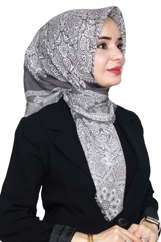 Yasemin Pamuk Flamlı Eşarp 1003-17