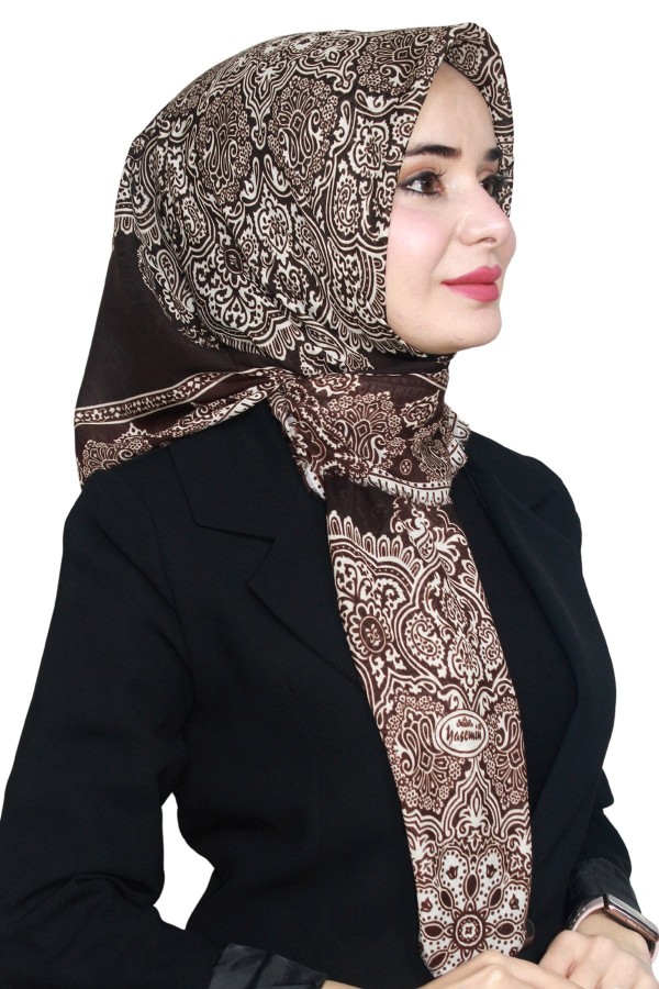 Yasemin Pamuk Flamlı Eşarp 1003-21