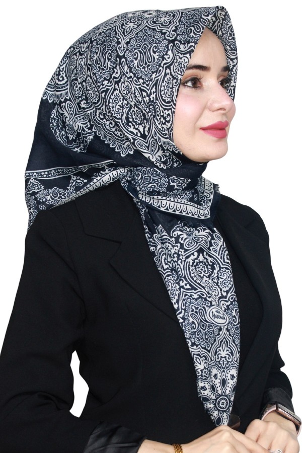 Yasemin Pamuk Flamlı Eşarp 1003-29