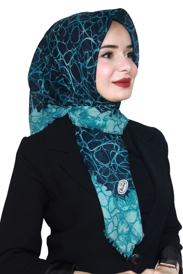Yasemin Pamuk Flamlı Eşarp 1009-12