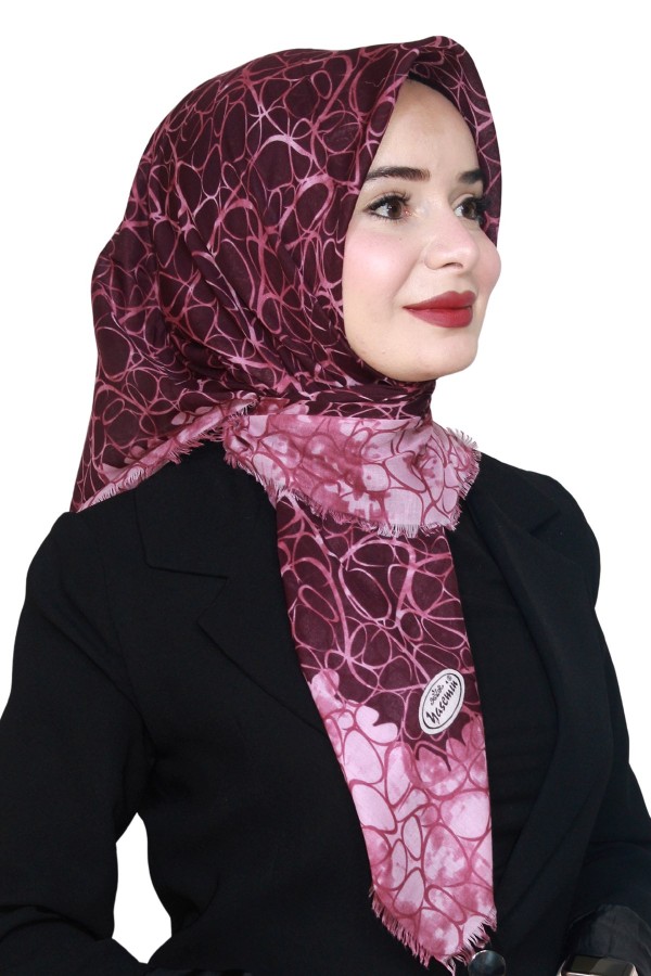 Yasemin Pamuk Flamlı Eşarp 1009-18