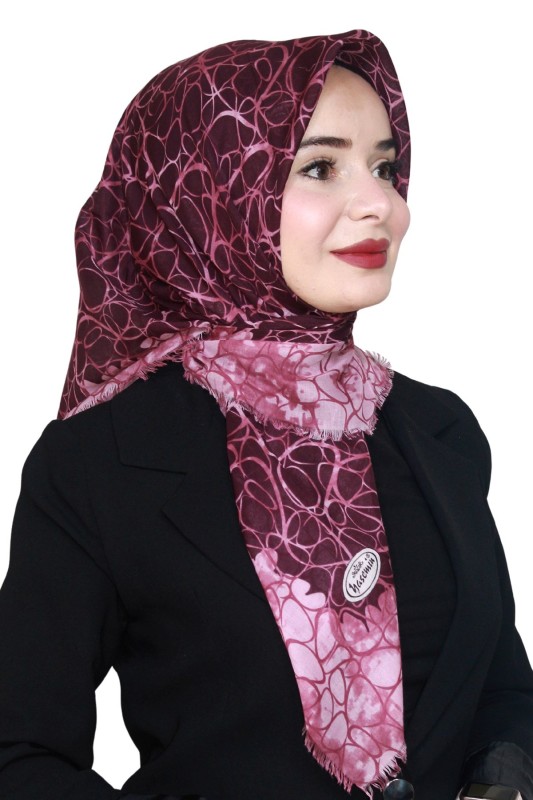 Yasemin Pamuk Flamlı Eşarp 1009-18