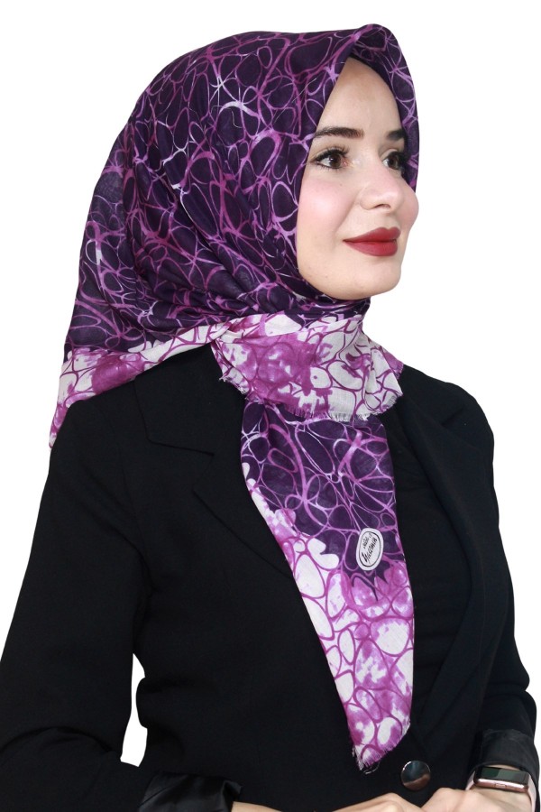 Yasemin Pamuk Flamlı Eşarp 1009-23