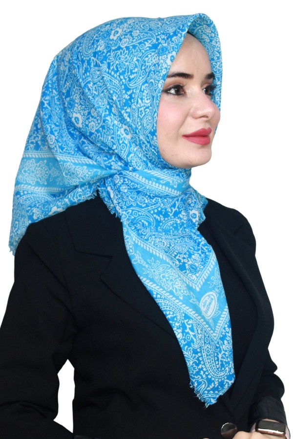 Yasemin Pamuk Flamlı Eşarp 1008-8