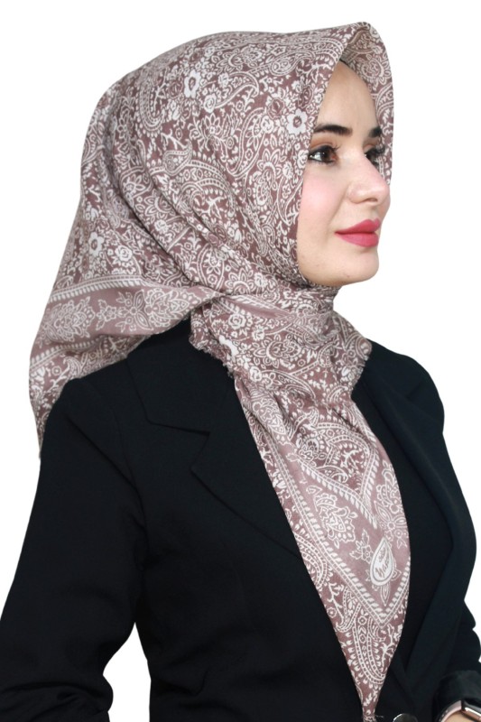 Yasemin Pamuk Flamlı Eşarp 1008-20