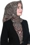 Yasemin Pamuk Flamlı Eşarp 1008-24