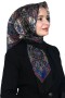 Pamuk Keten Flamlı Eşarp 1040-14