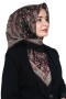 Pamuk Keten Flamlı Eşarp 1040-2